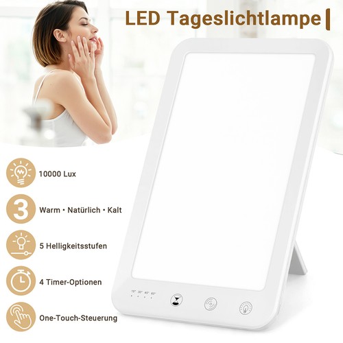 Tageslichtlampe timer 10000 - tageslichtlampe,