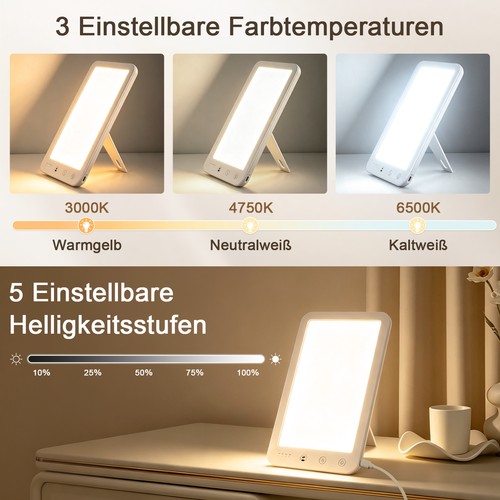 Lichttherapielampe für mehr