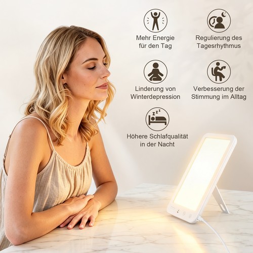 Lichttherapielampe 10000 lux - 10000,
